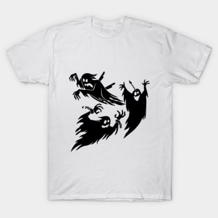 Spooky Scary Ghosts T-Shirt